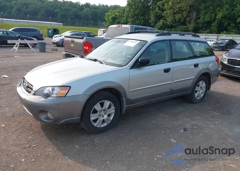 2005 Subaru Outback 2.5I from USA, damaged, VIN 4S4BP61C357375357